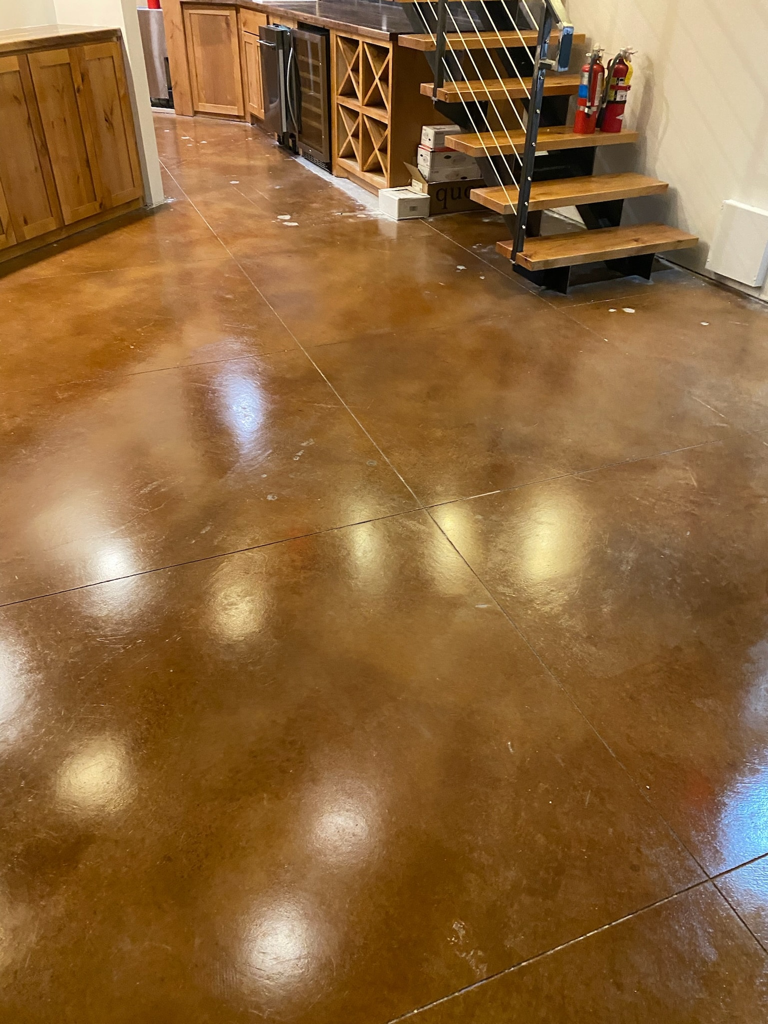 After cleaning