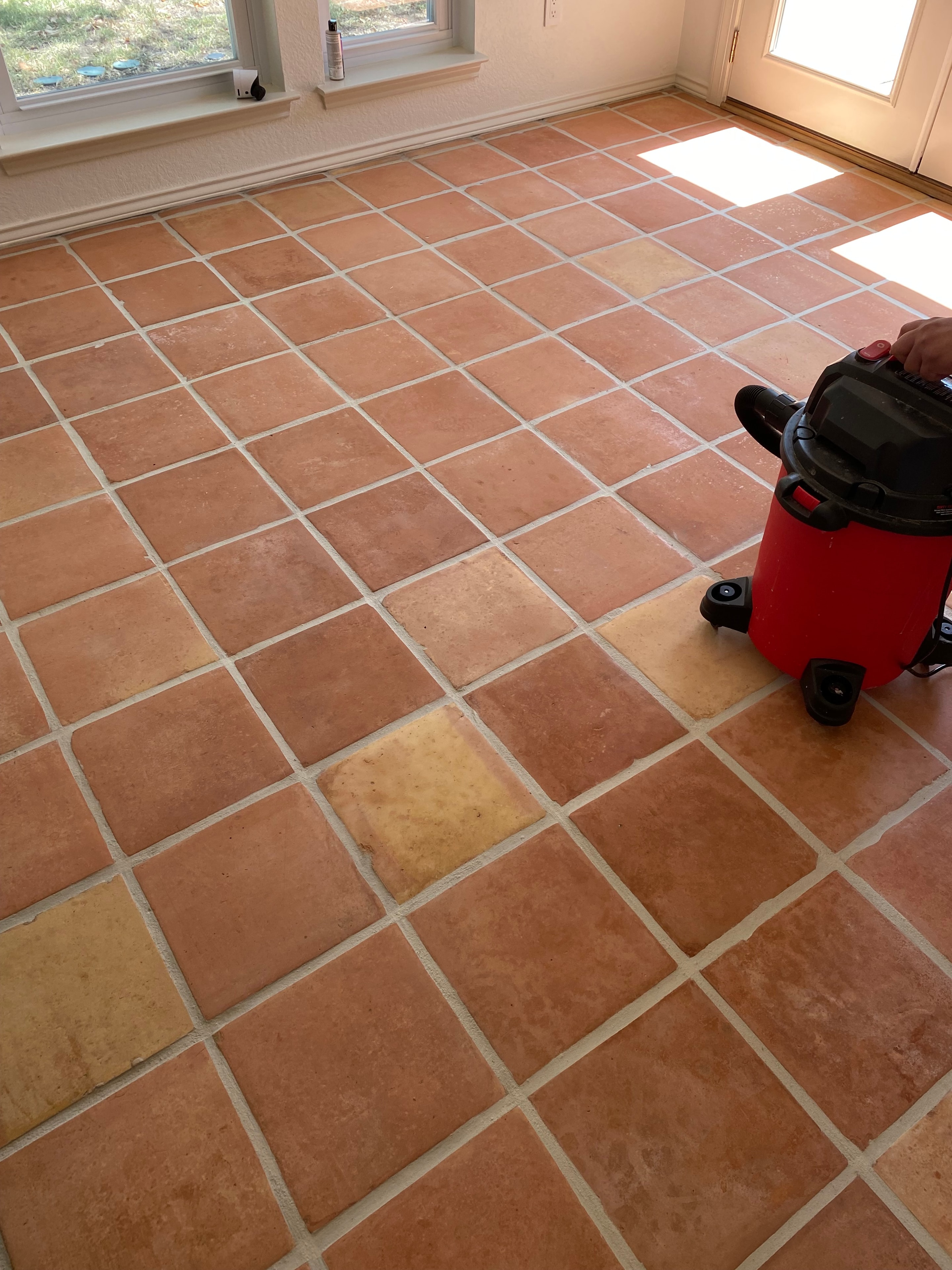 Before cleaning